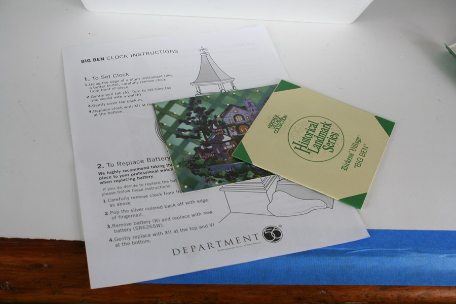 Department 56 Porcelain Big Ben