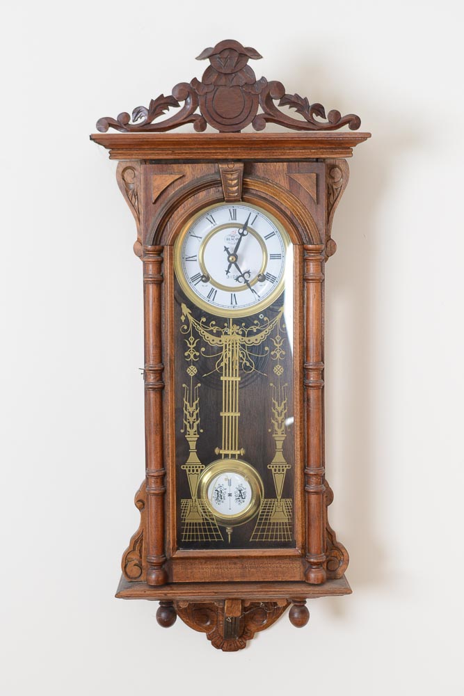 Vienna Regulator Style Wall Clock by Beacon