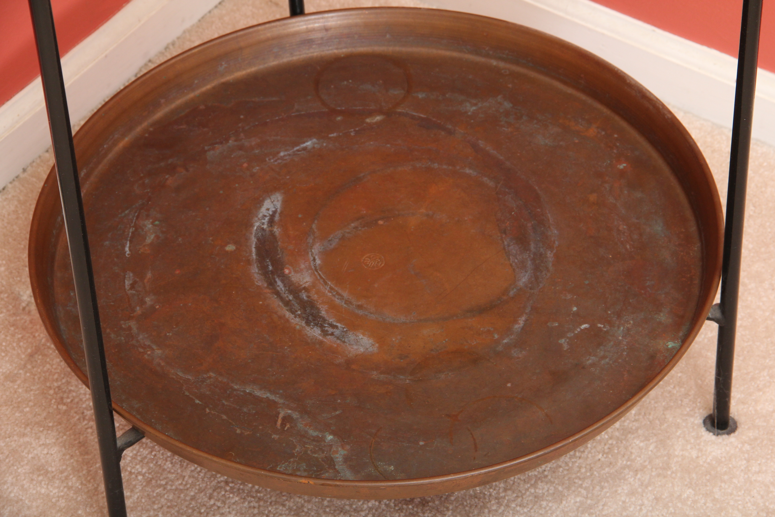 Smith & Hawken Two-Tier Copper Beverage Station