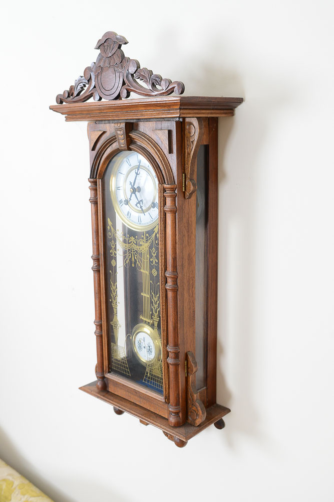 Vienna Regulator Style Wall Clock by Beacon