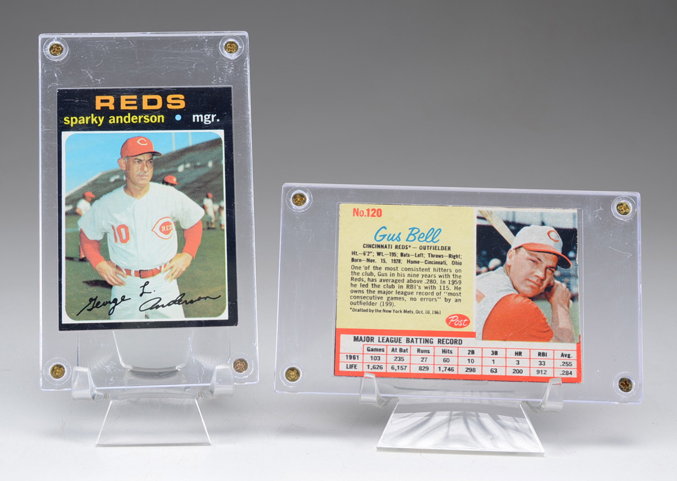 Approximately 50 Vintage Cincinnati Reds Baseball Cards