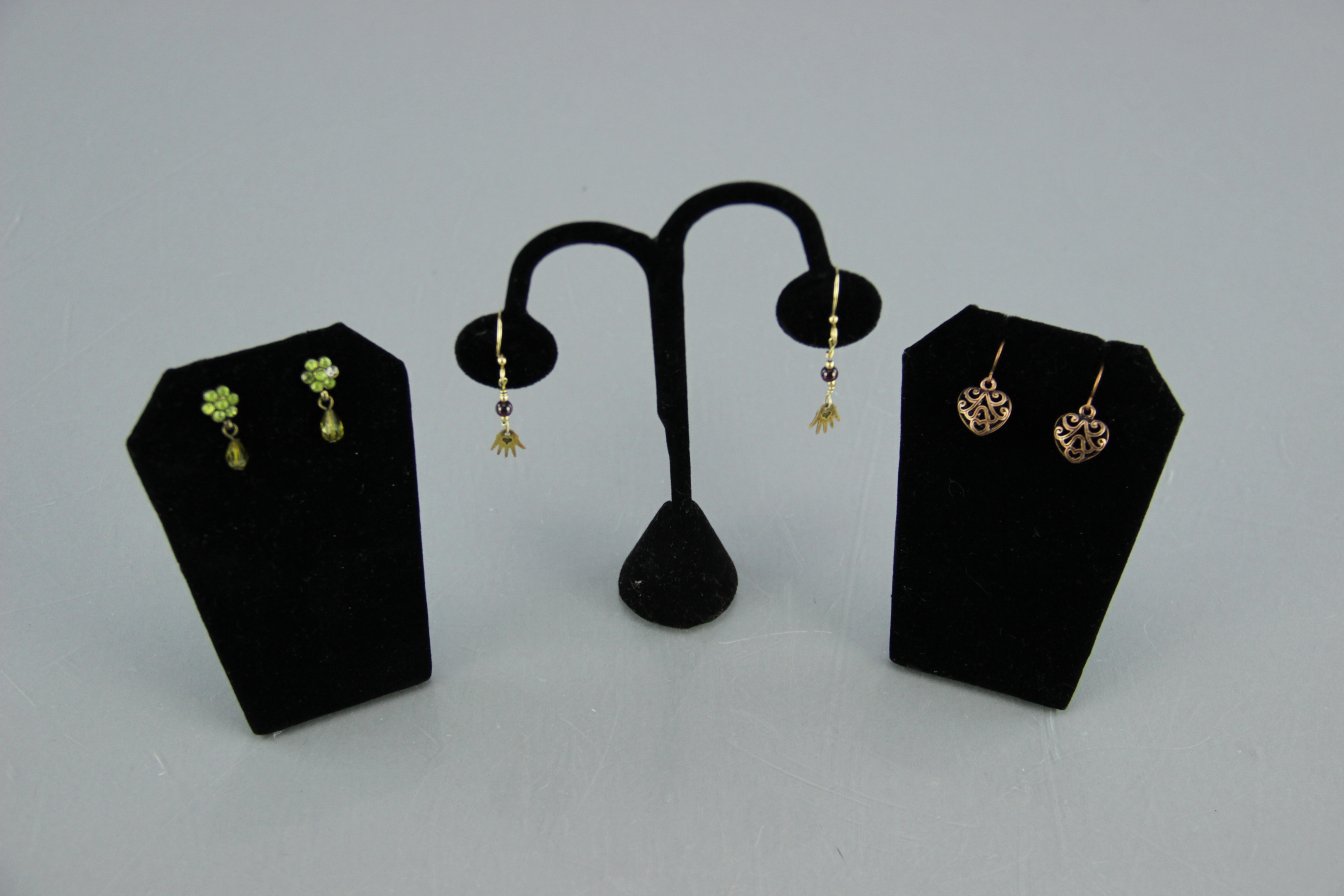 Red Travel Jewelry Case and Jewels