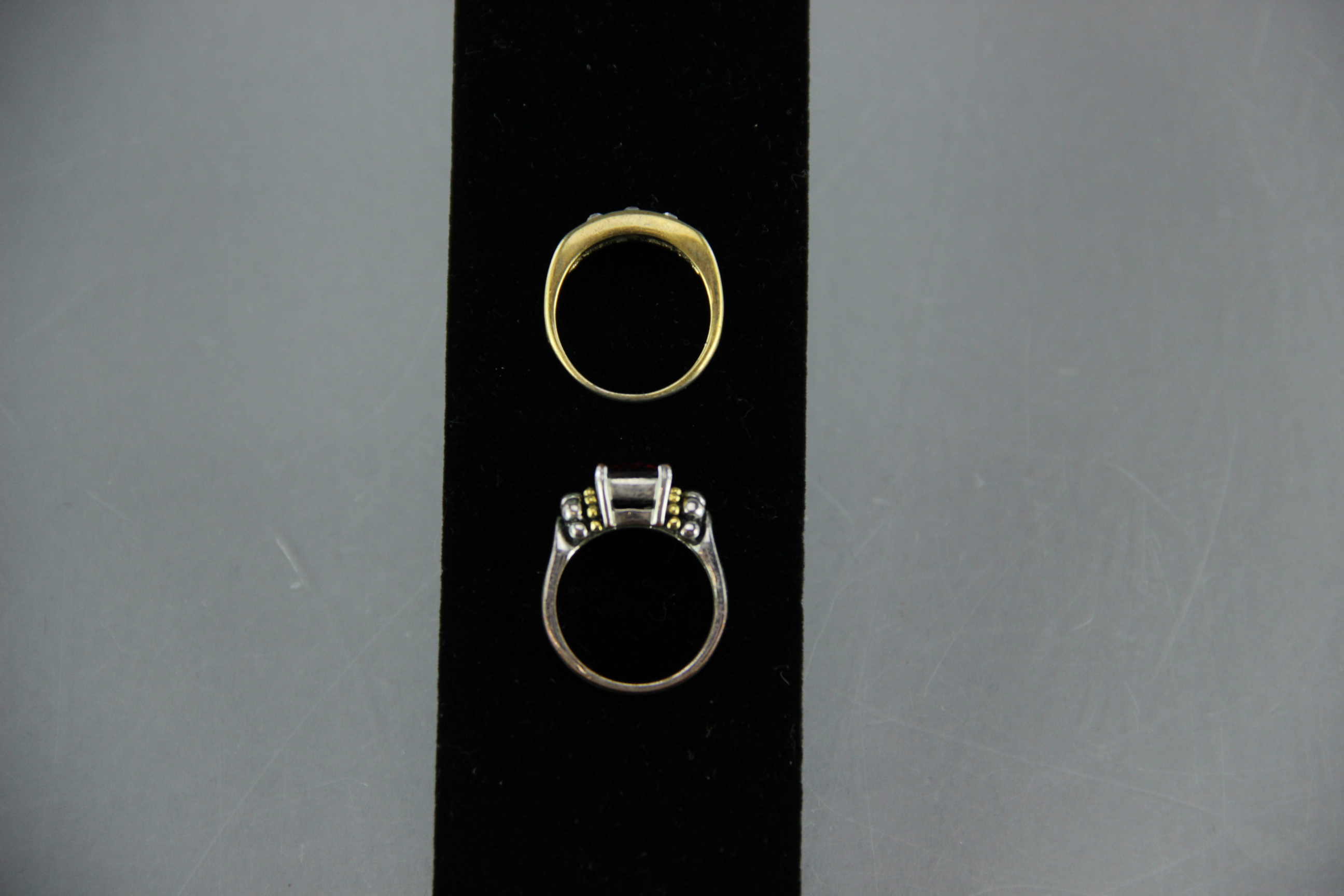 Red Travel Jewelry Case and Jewels