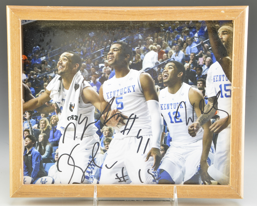 University of Kentucky Men's Basketball Signed Items