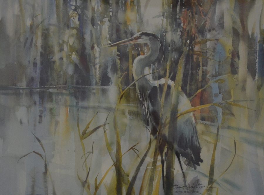 "Keeper of The Pond" by Brent Heighton Offset Lithograph