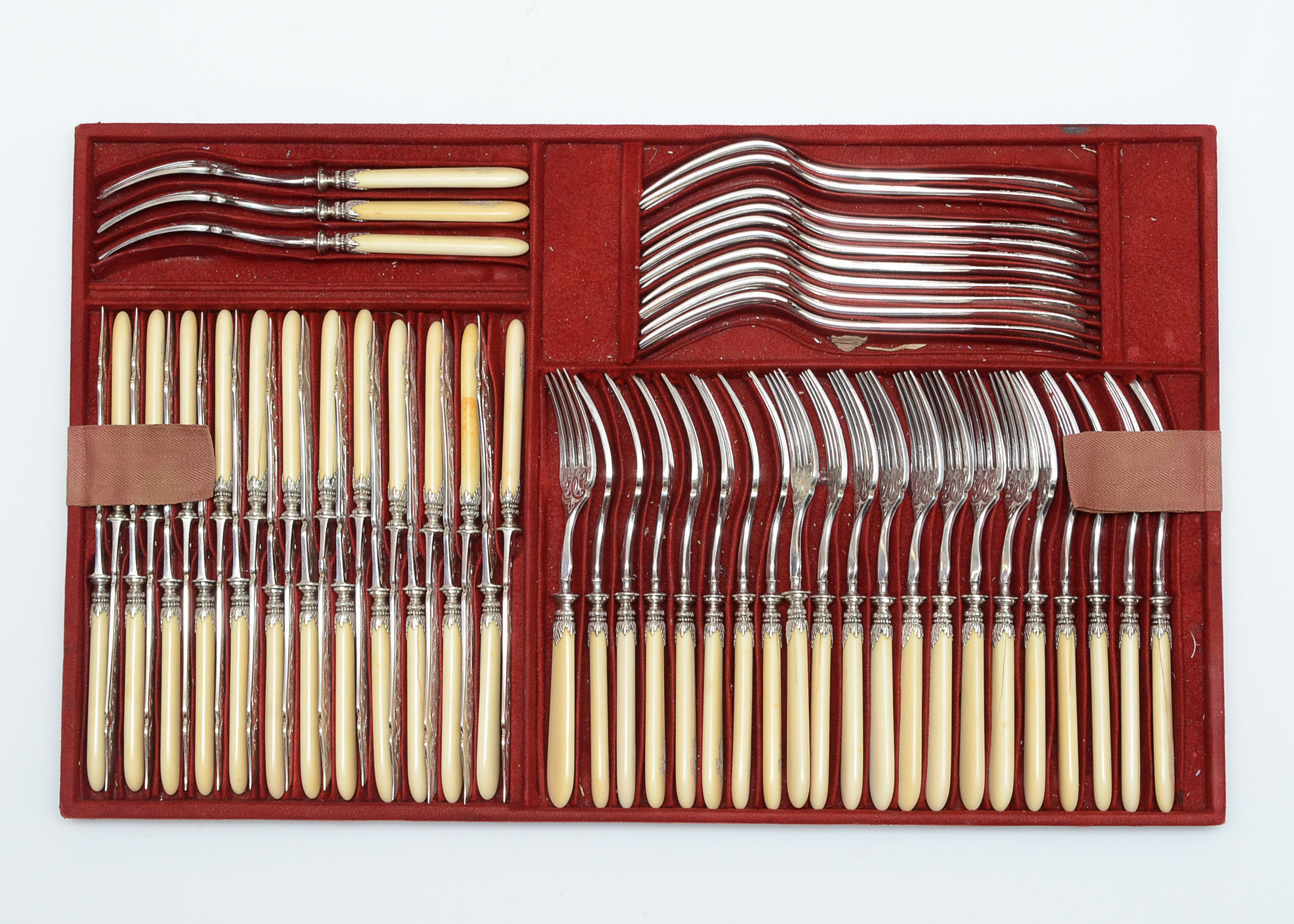 Late 19th Century French 950 Silver Flatware