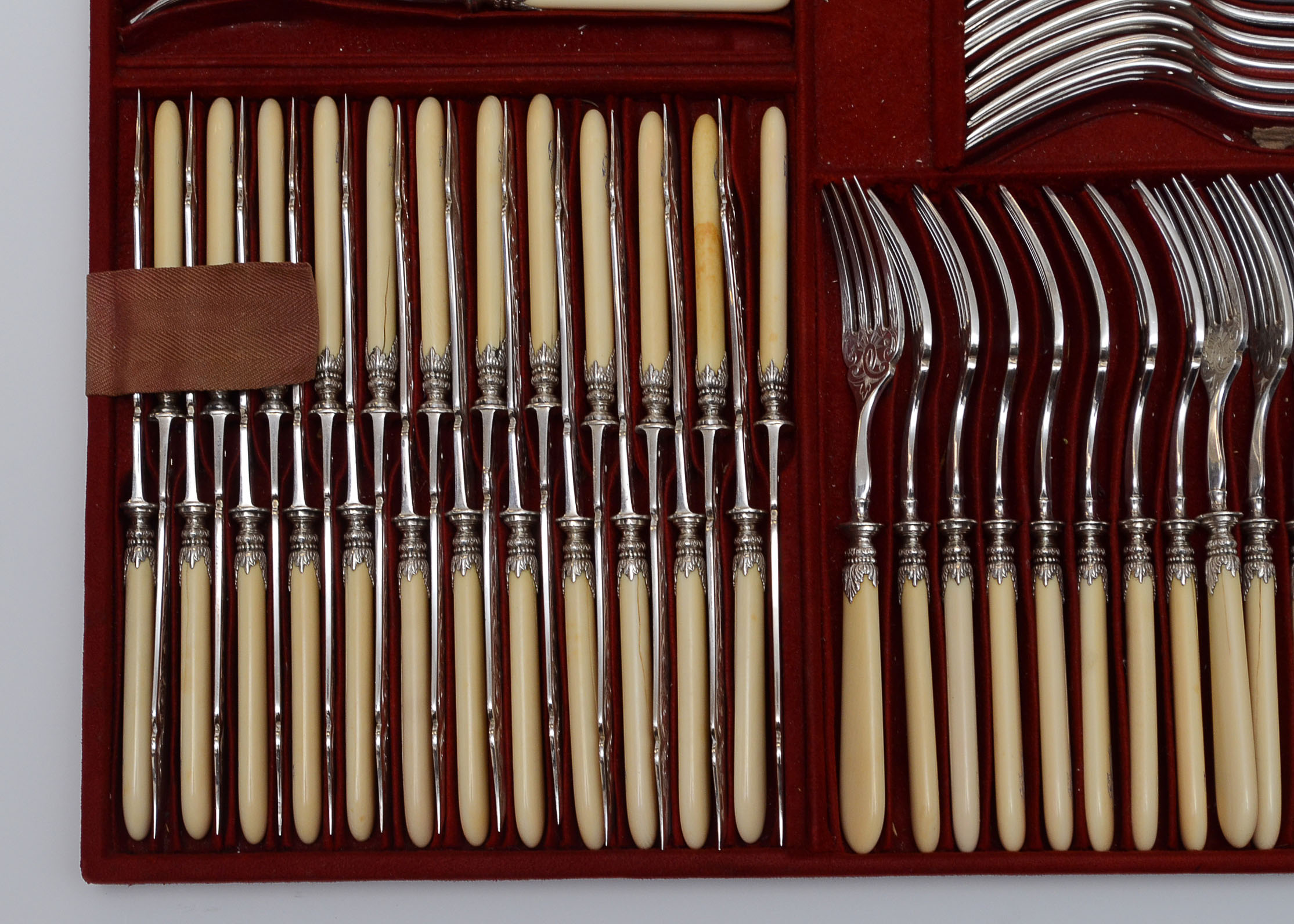 Late 19th Century French 950 Silver Flatware