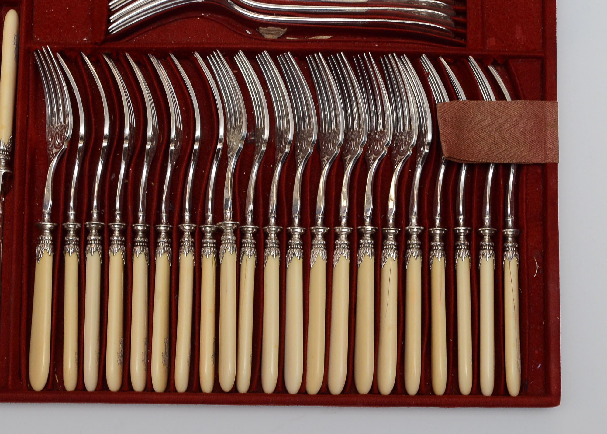 Late 19th Century French 950 Silver Flatware