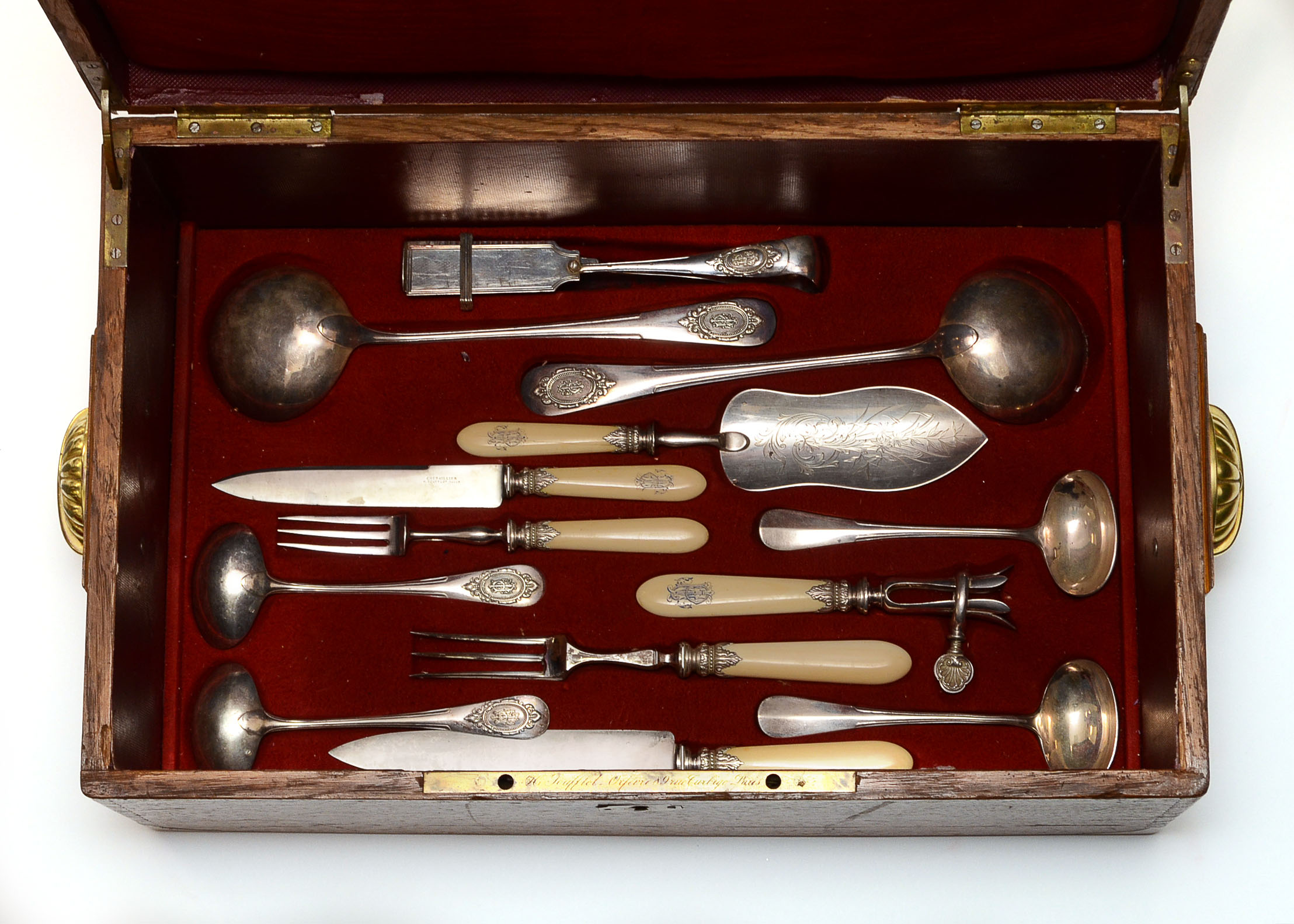 Late 19th Century French 950 Silver Flatware