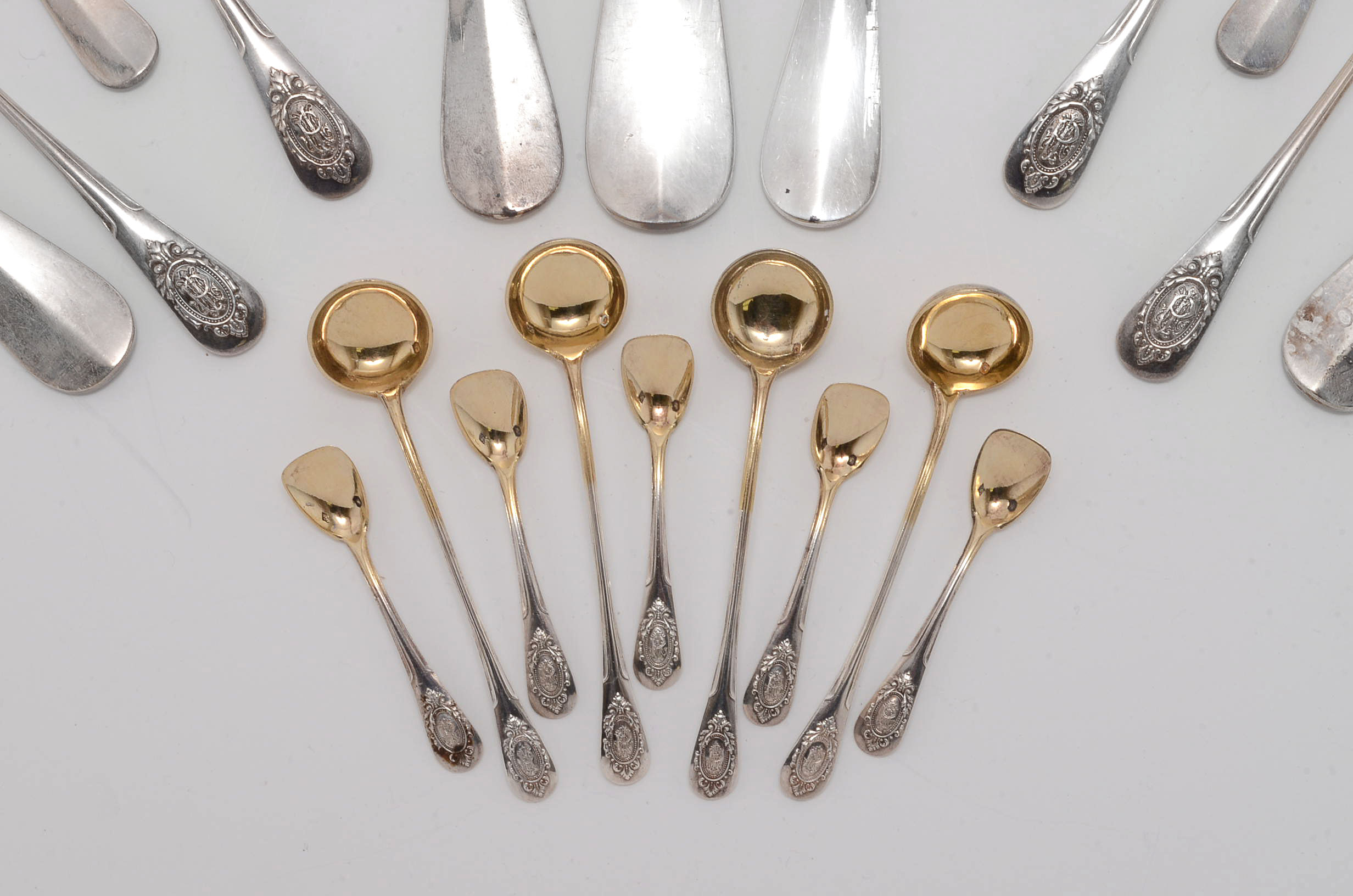 Late 19th Century French 950 Silver Flatware