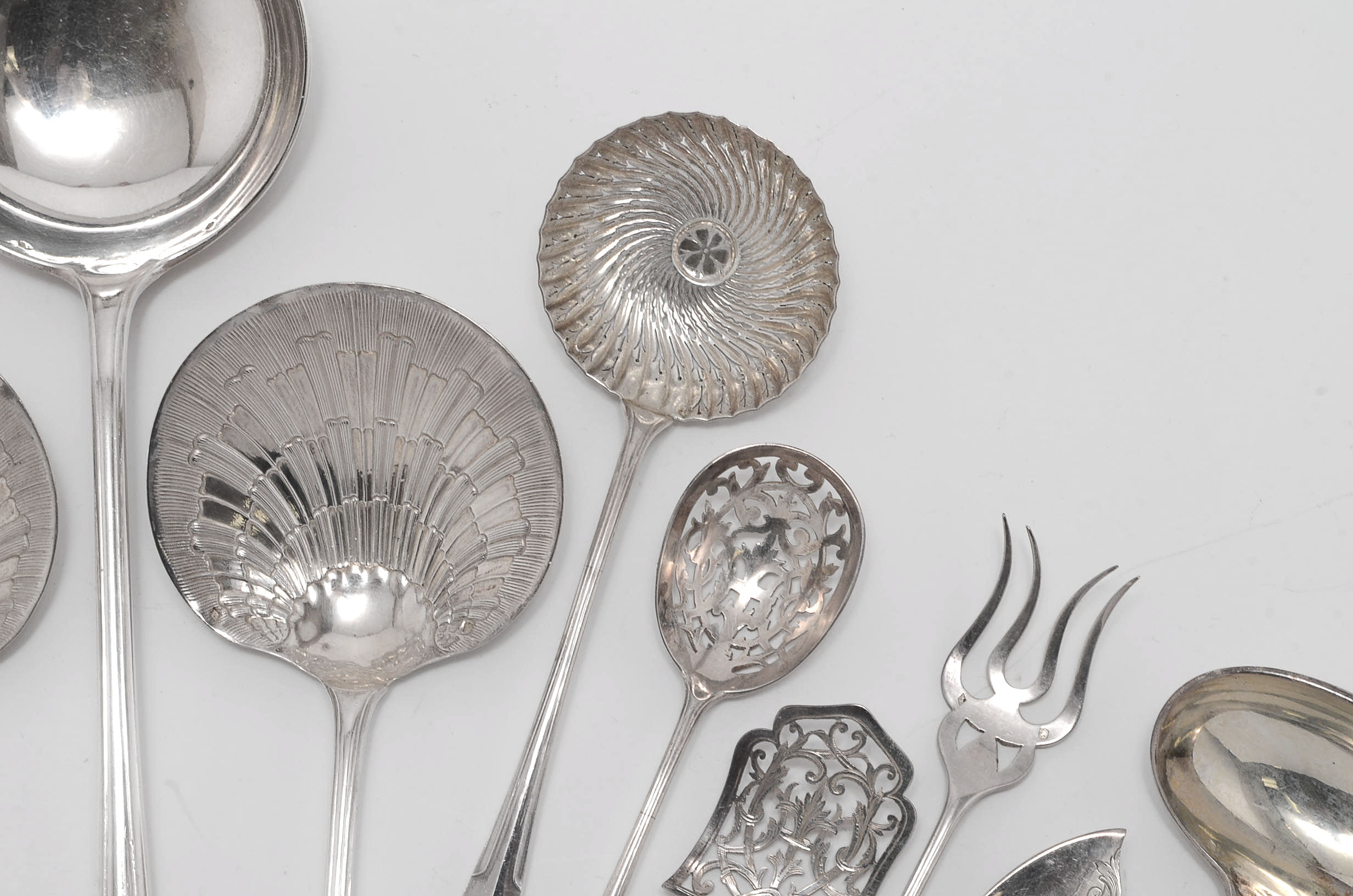 Late 19th Century French 950 Silver Flatware