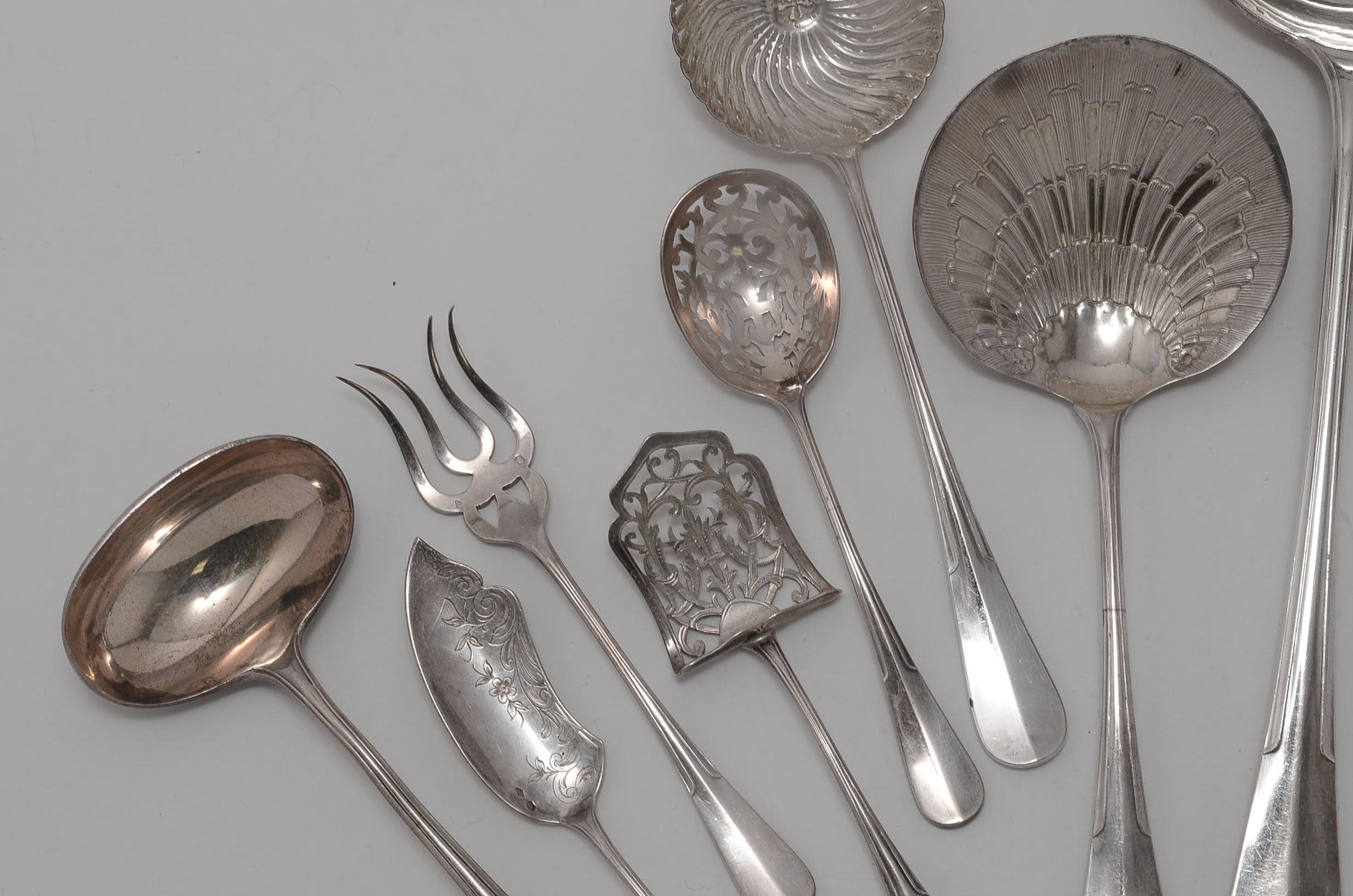 Late 19th Century French 950 Silver Flatware