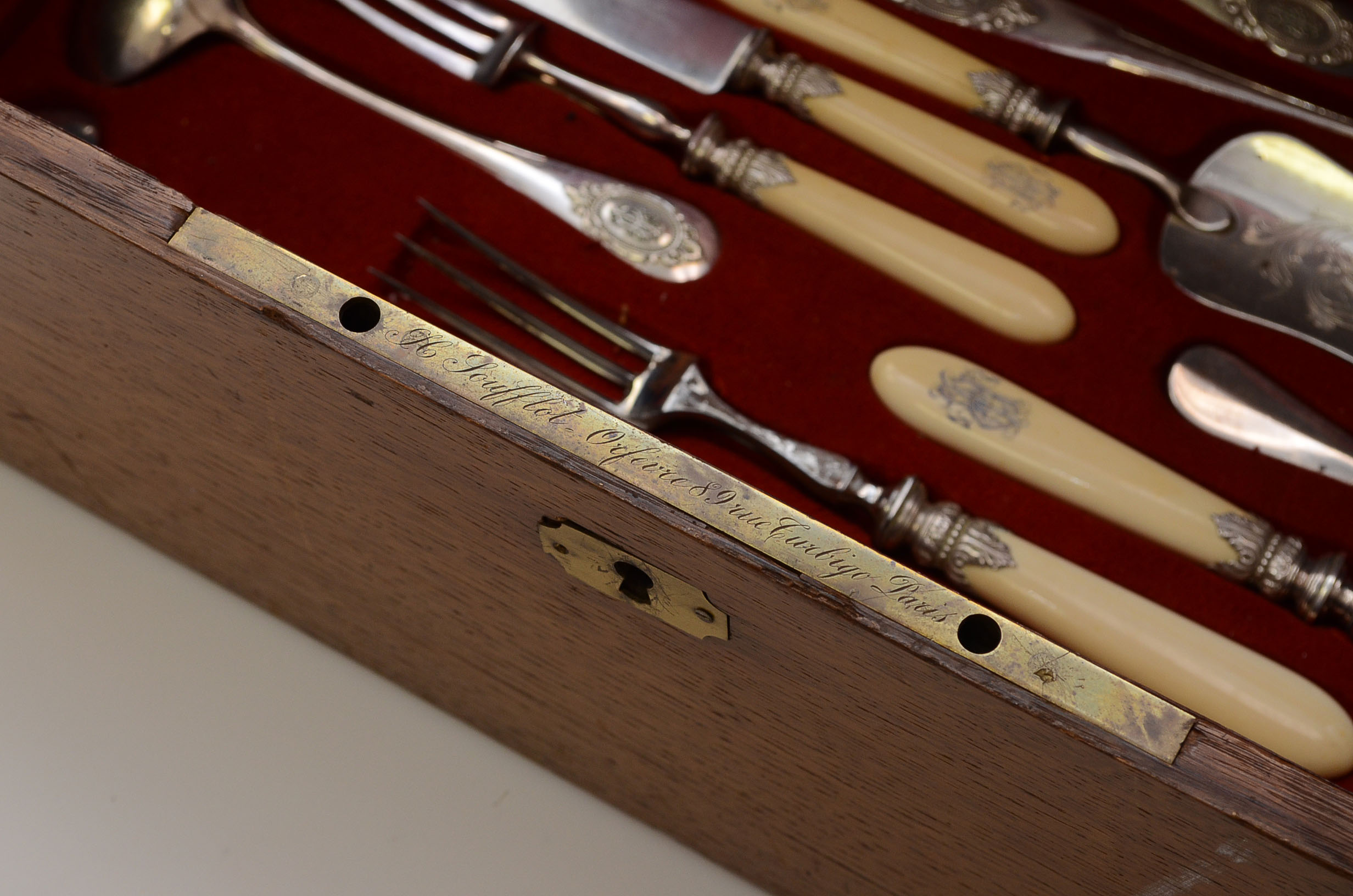 Late 19th Century French 950 Silver Flatware