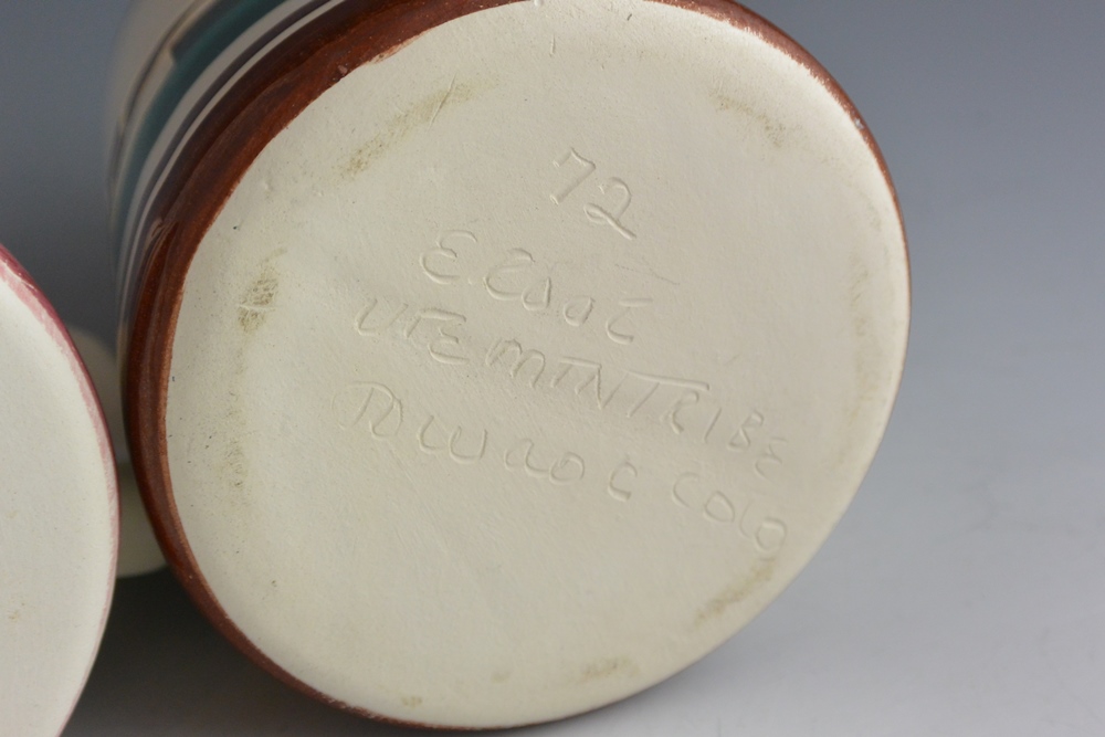 Ute Mountain Tribe Indian Pottery Mugs Signed E. Root