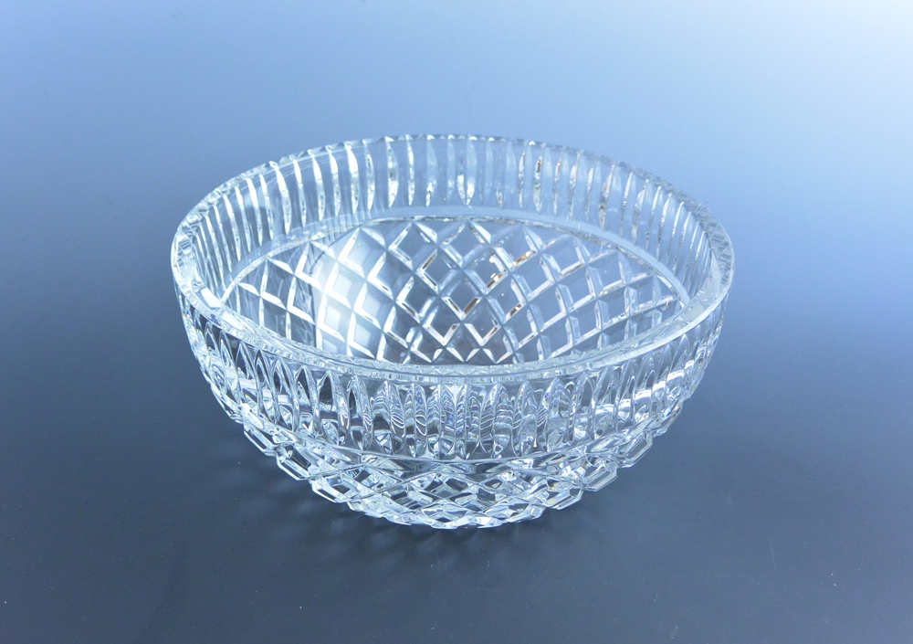 Large Waterford Crystal Bowl in the "Tramore" Pattern