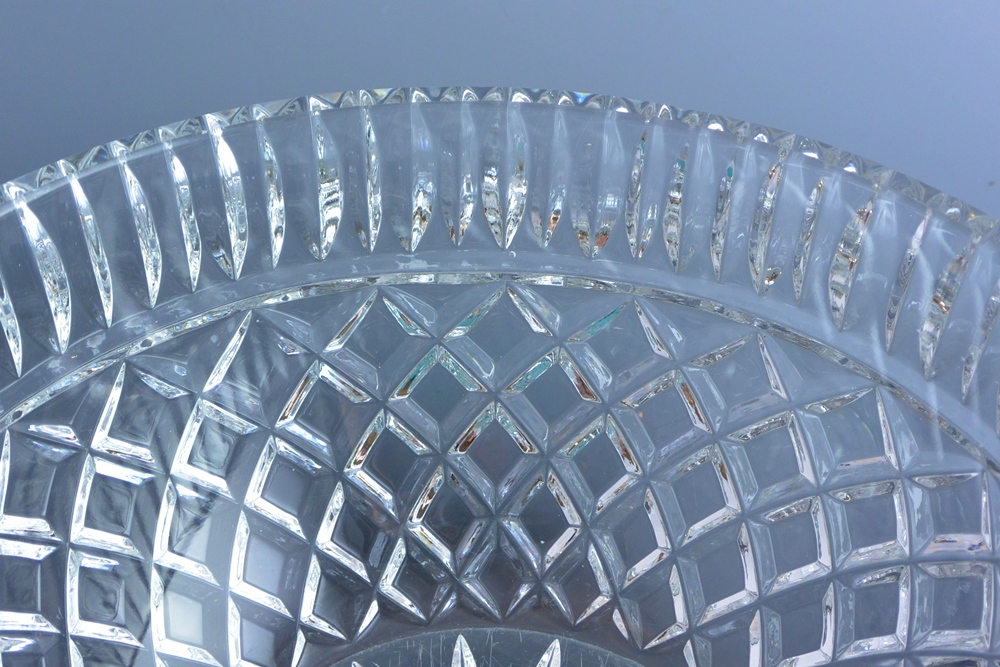Large Waterford Crystal Bowl in the "Tramore" Pattern