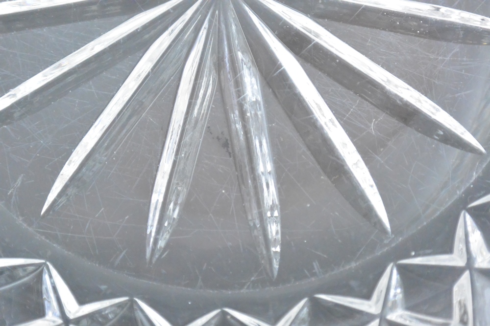 Large Waterford Crystal Bowl in the "Tramore" Pattern