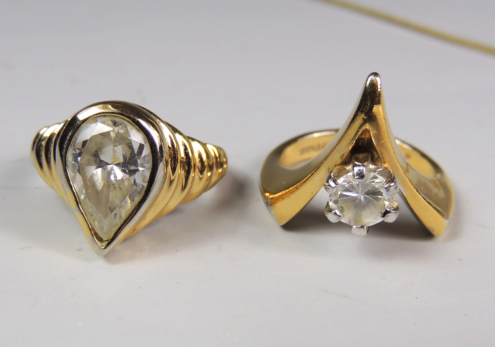 Gold Tone and CZ Jewelry Collection