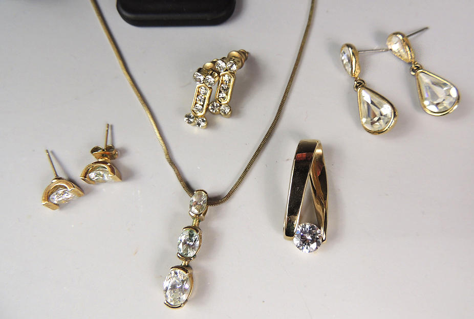 Gold Tone and CZ Jewelry Collection