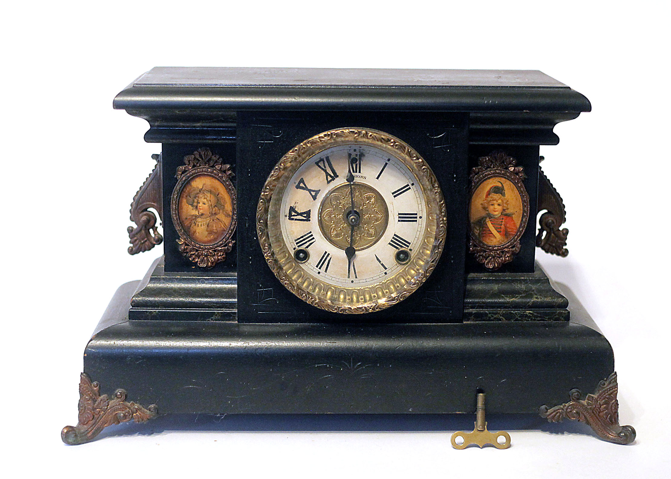 The Sessions Cathedral Gong Mantel Clock