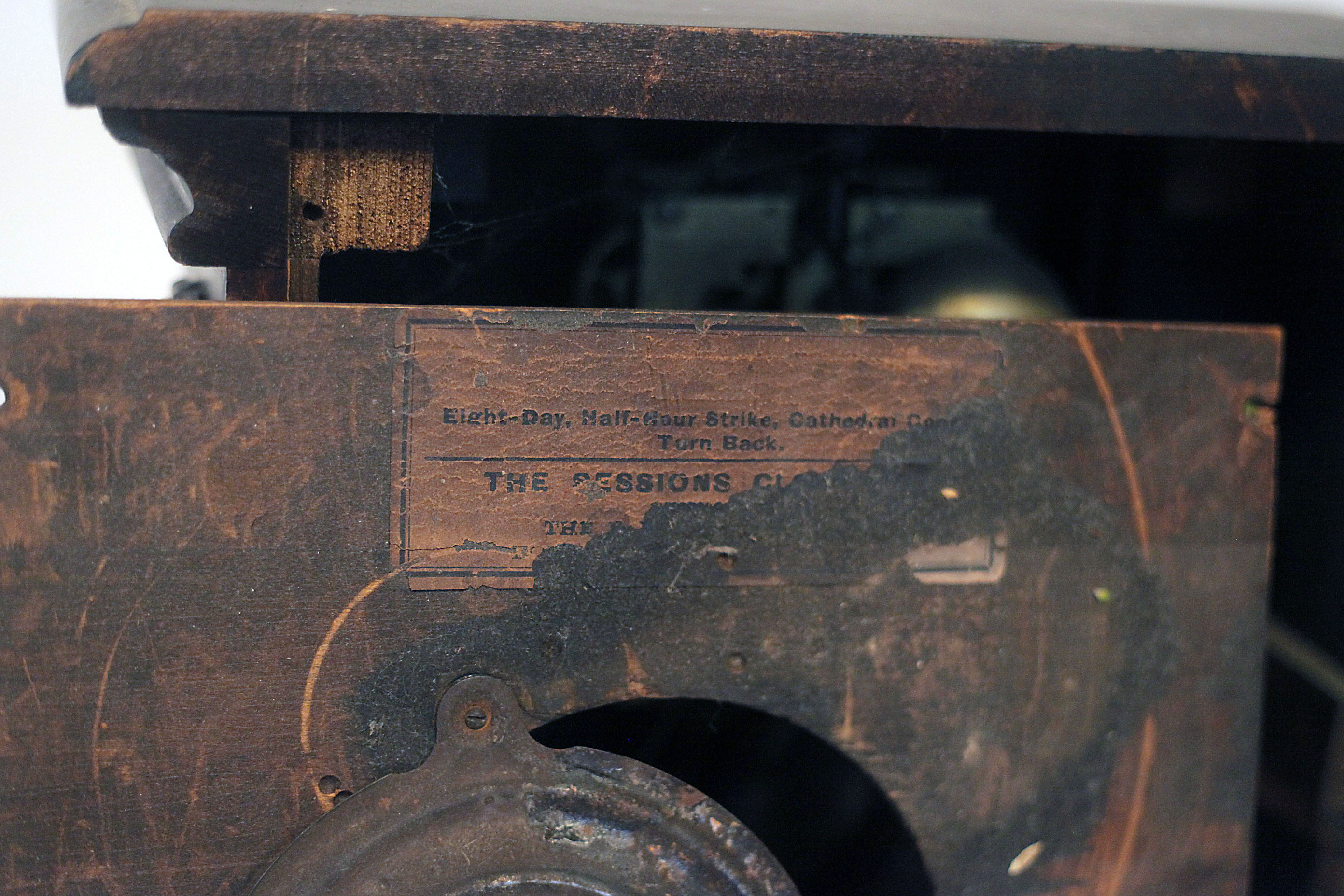 The Sessions Cathedral Gong Mantel Clock