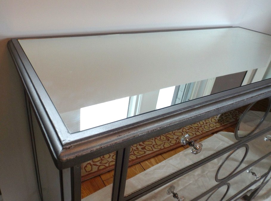 Hollywood Regency Style Mirrored Chest