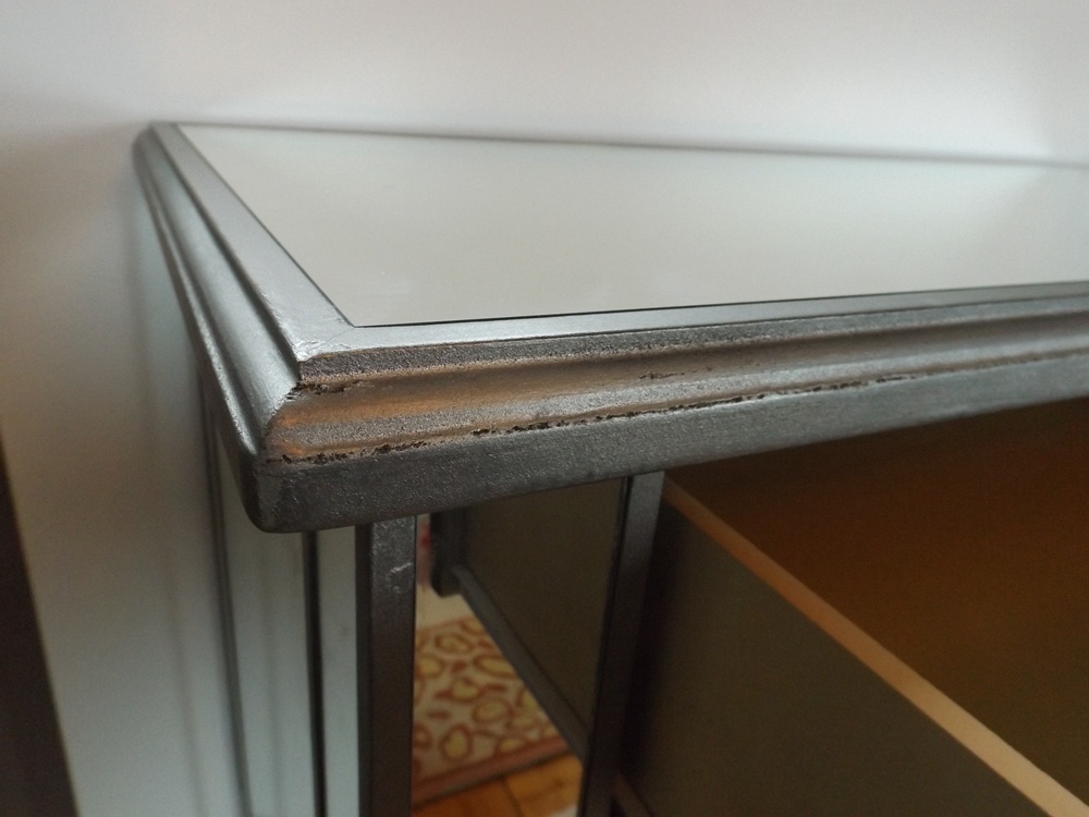 Hollywood Regency Style Mirrored Chest