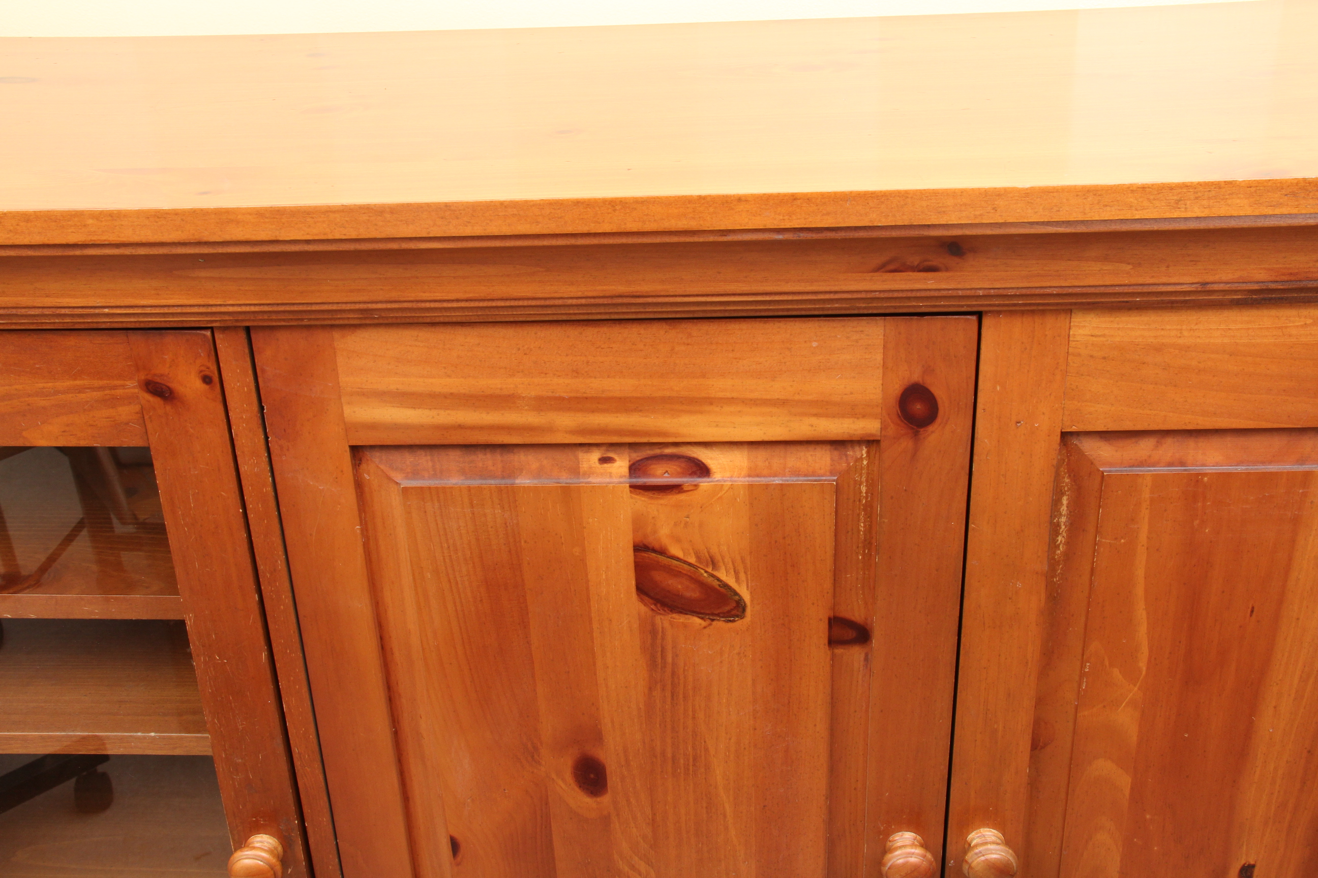 Broyhill Pine Television Console / Cabinet