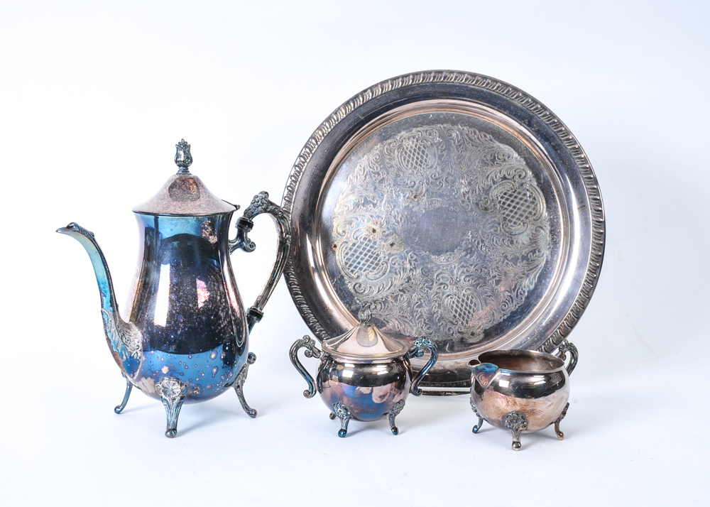 Vintage Silver Plate Coffee Service