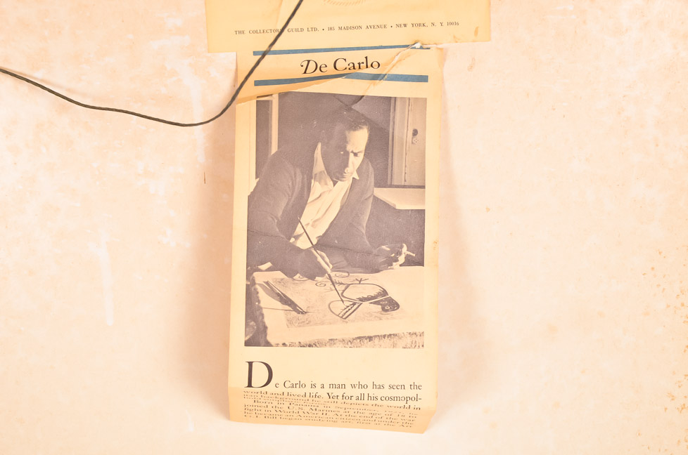 Framed Mid Century Modern Horse Print