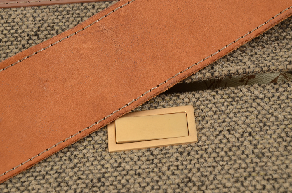 Vintage Hartmann Four Piece Tweed Soft Side Luggage Set