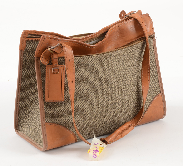 Vintage Hartmann Four Piece Tweed Soft Side Luggage Set