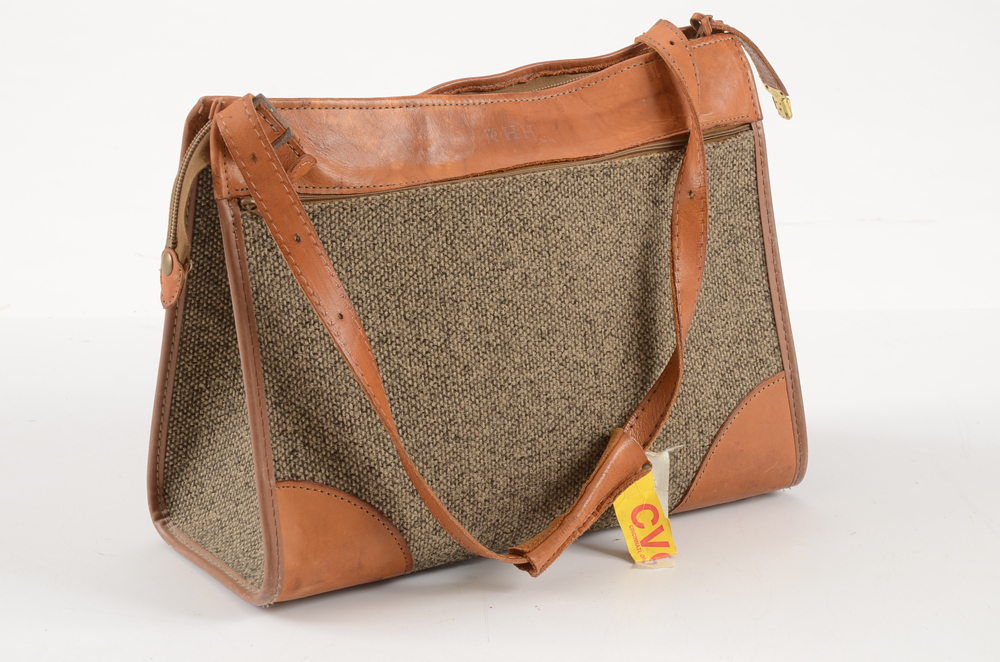 Vintage Hartmann Four Piece Tweed Soft Side Luggage Set