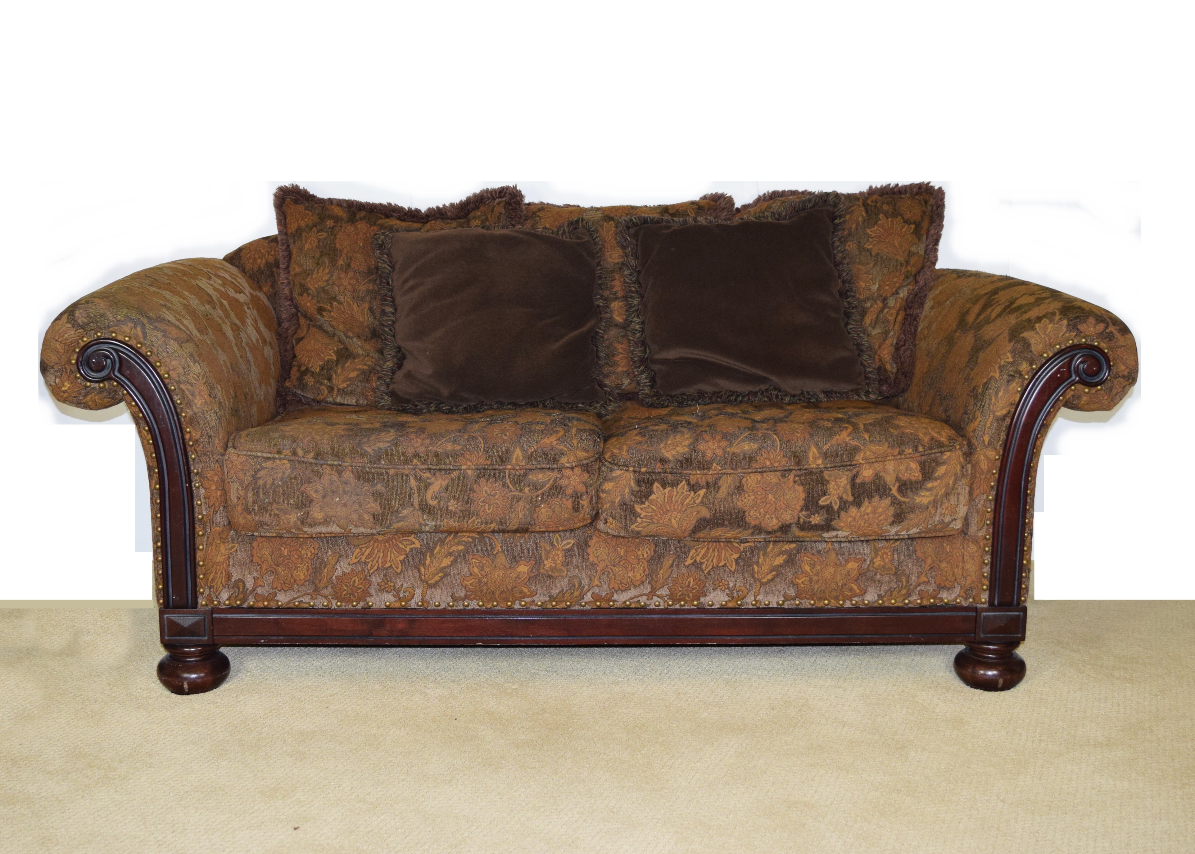 Bernhard "New Vintage" Sofa Upholstered in Tapestry fabric
