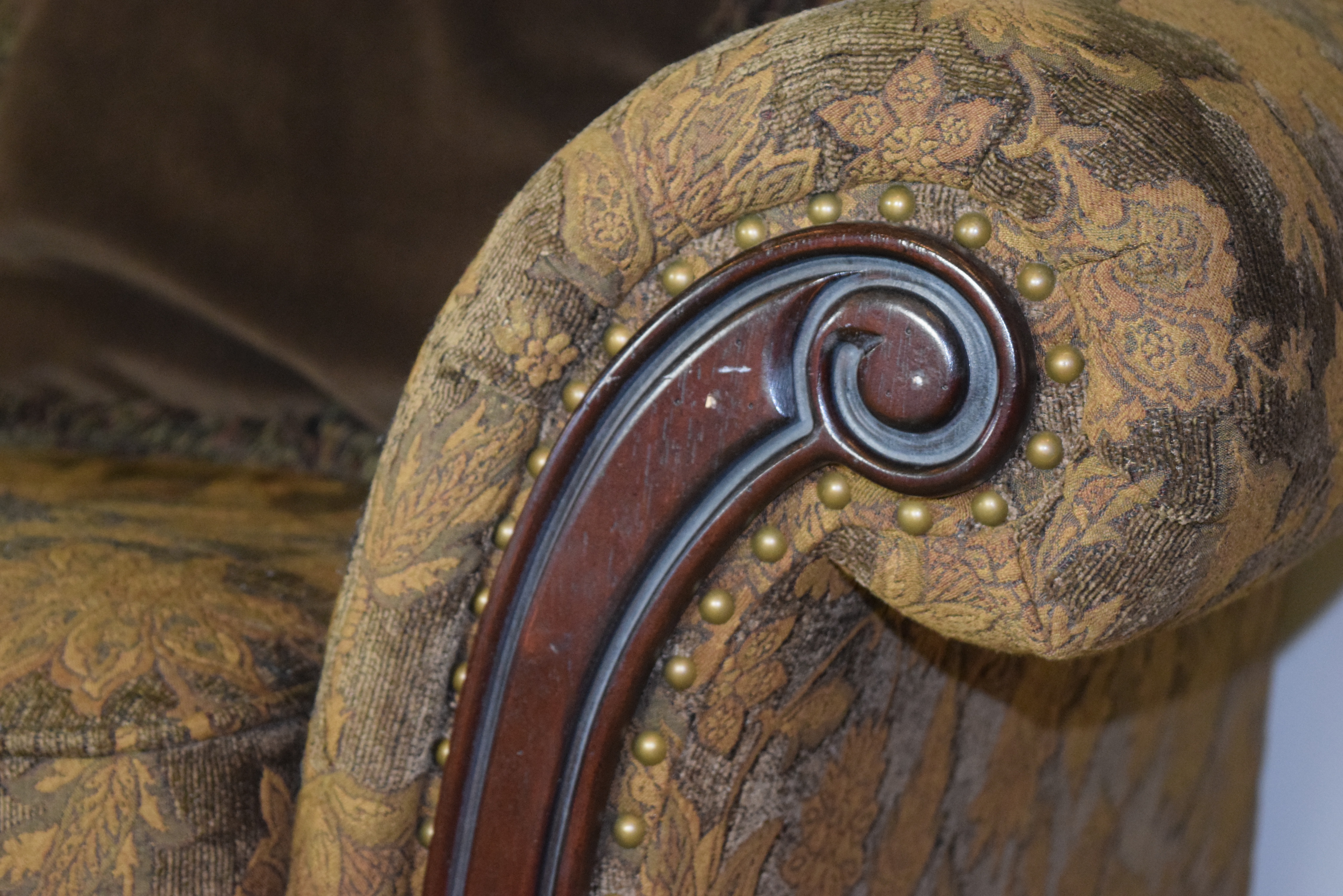 Bernhard "New Vintage" Sofa Upholstered in Tapestry fabric