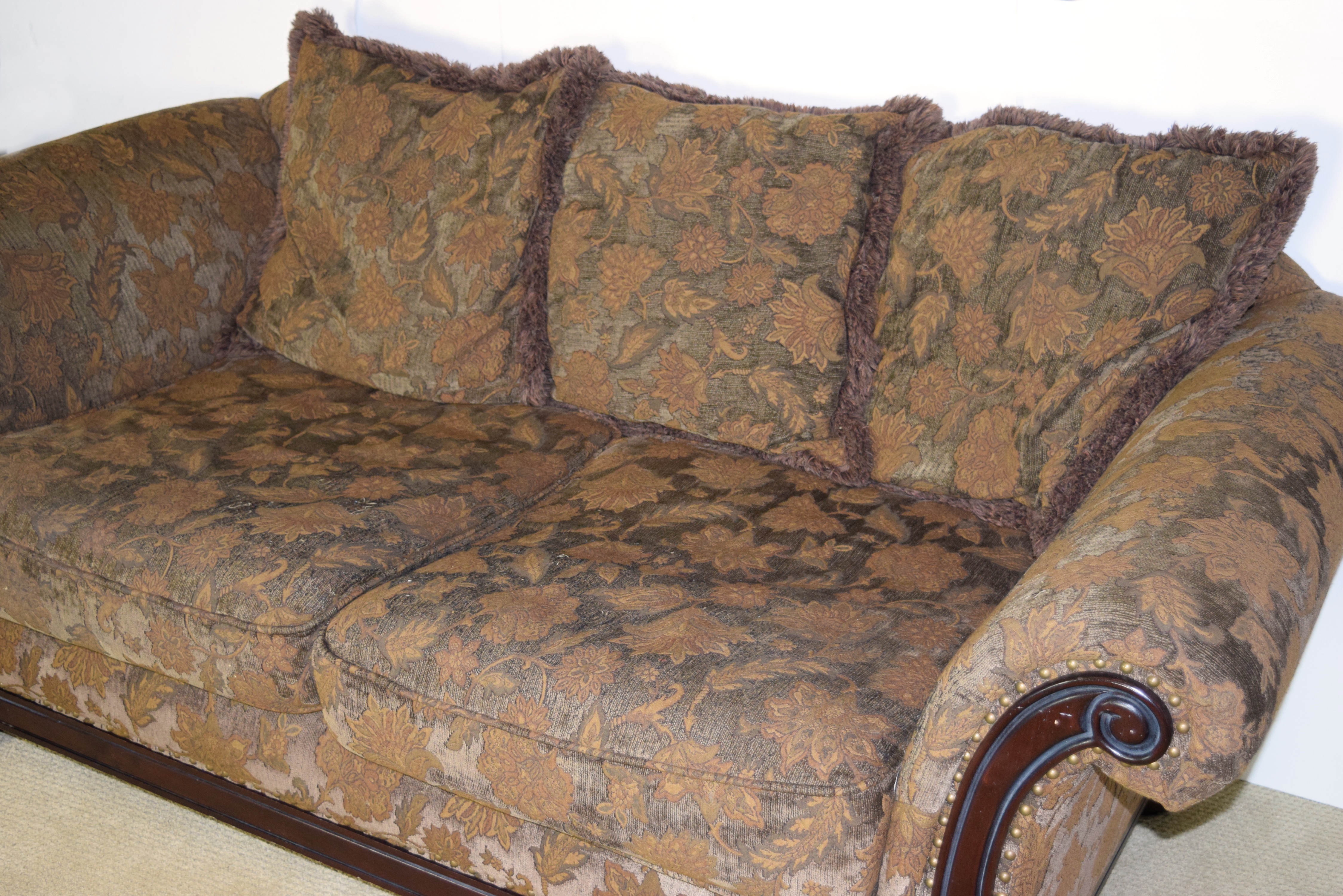 Bernhard "New Vintage" Sofa Upholstered in Tapestry fabric