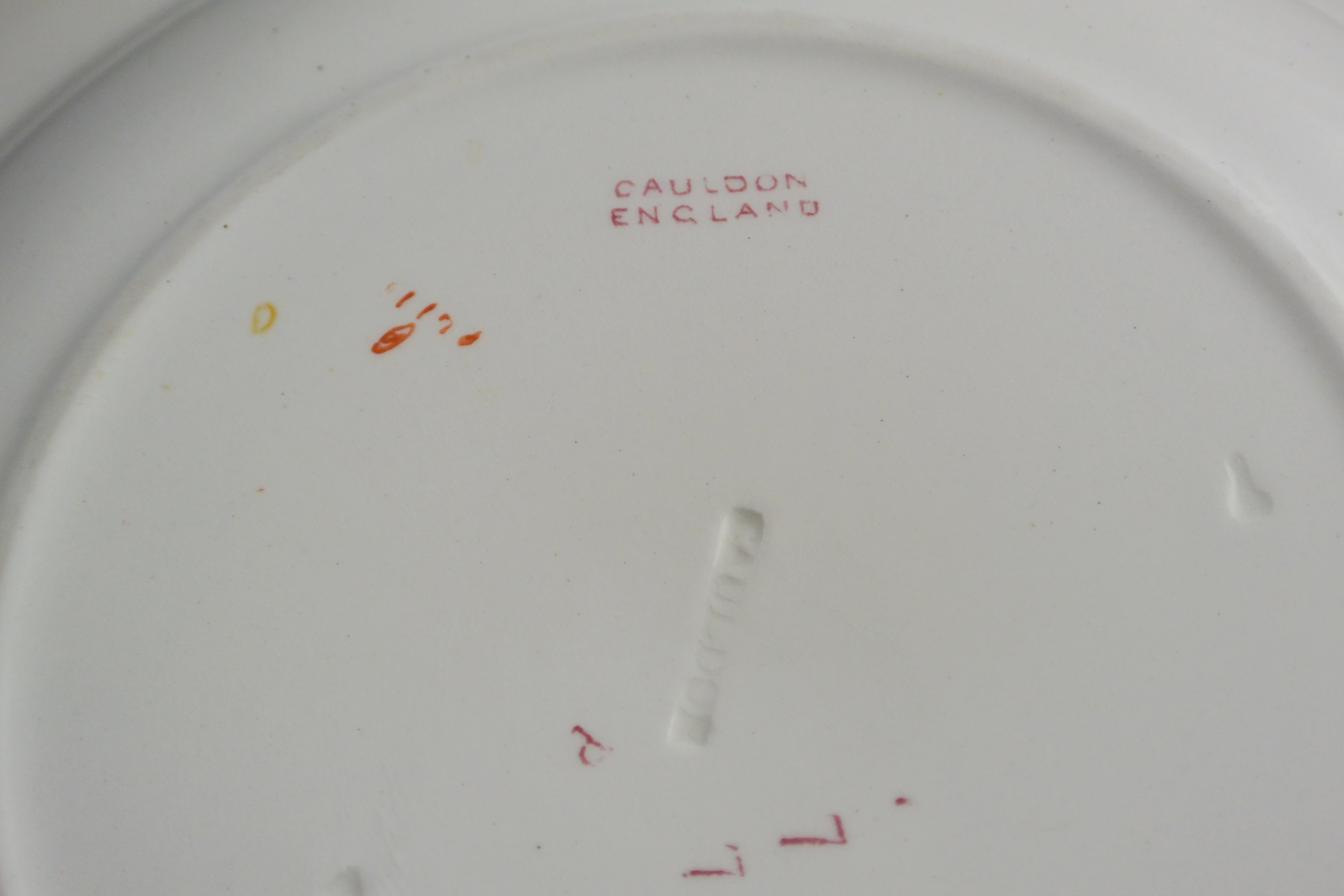 Sought After Cauldon of England Soup Bowl and Fenton Style Vase