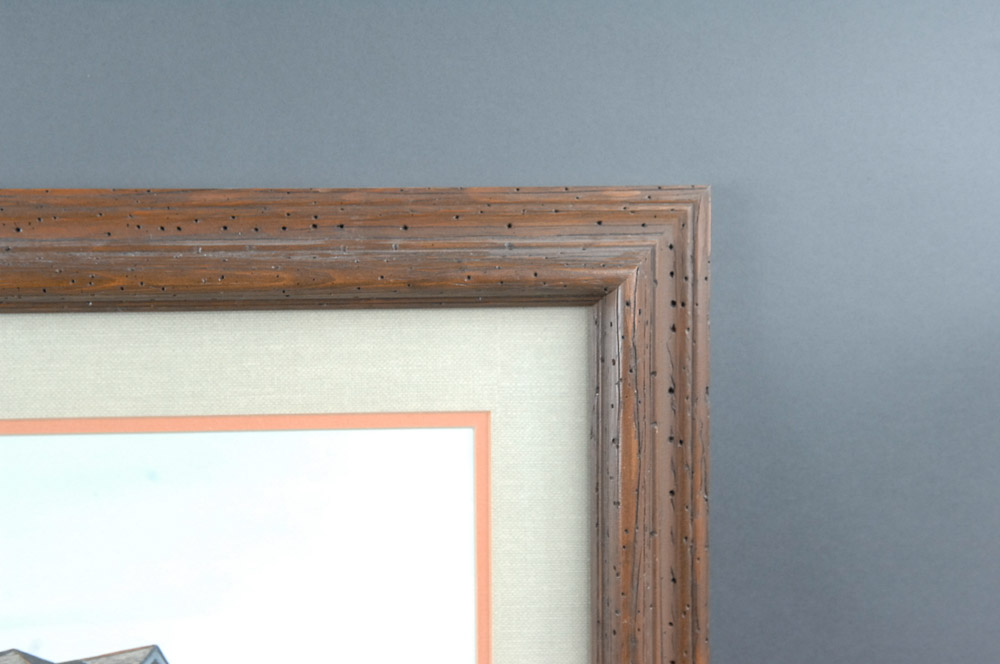 Signed Print of Rural Train Station by Harold Collins