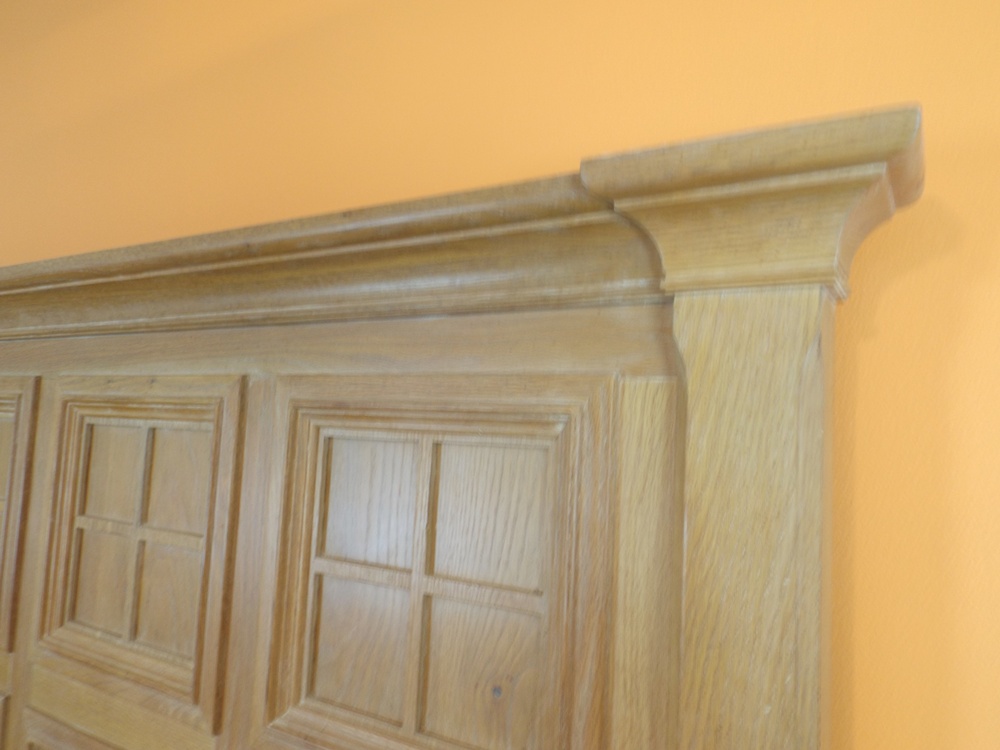 Thomasville American Revival Oak Bed Set, Queen Size