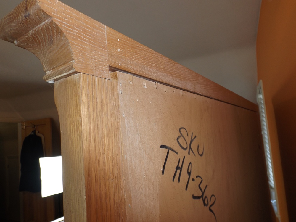 Thomasville American Revival Oak Bed Set, Queen Size