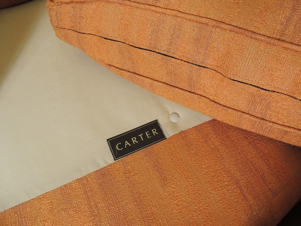 Orange Carter Sectional Sofa