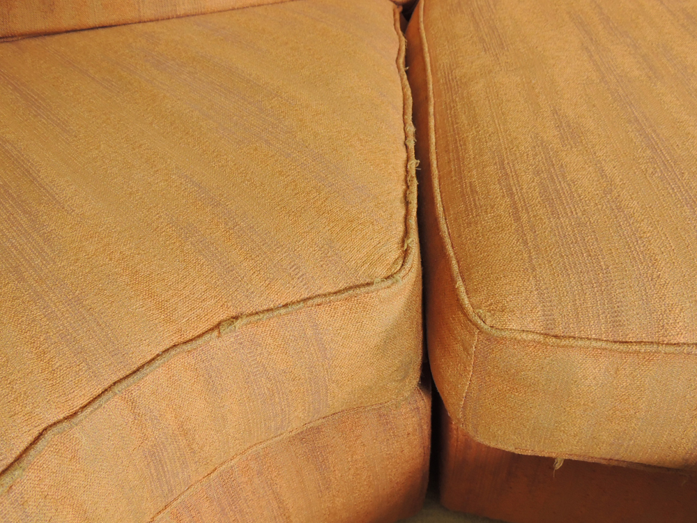 Orange Carter Sectional Sofa