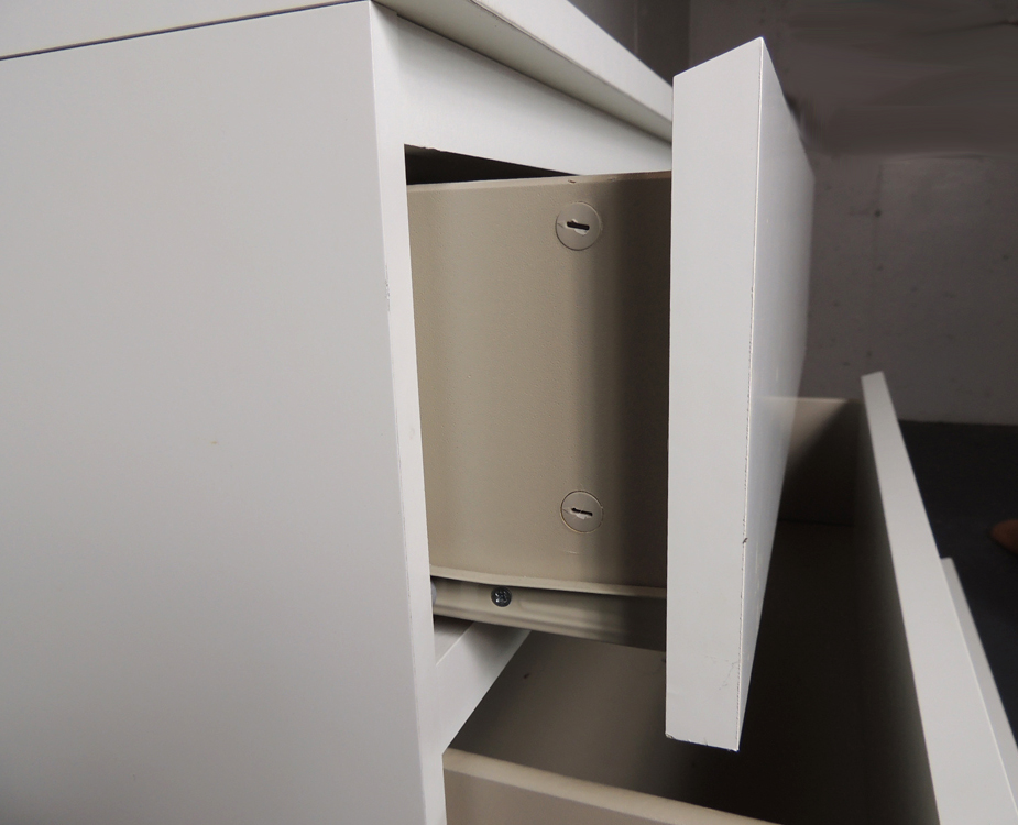 White IKEA Dresser and Nightstand