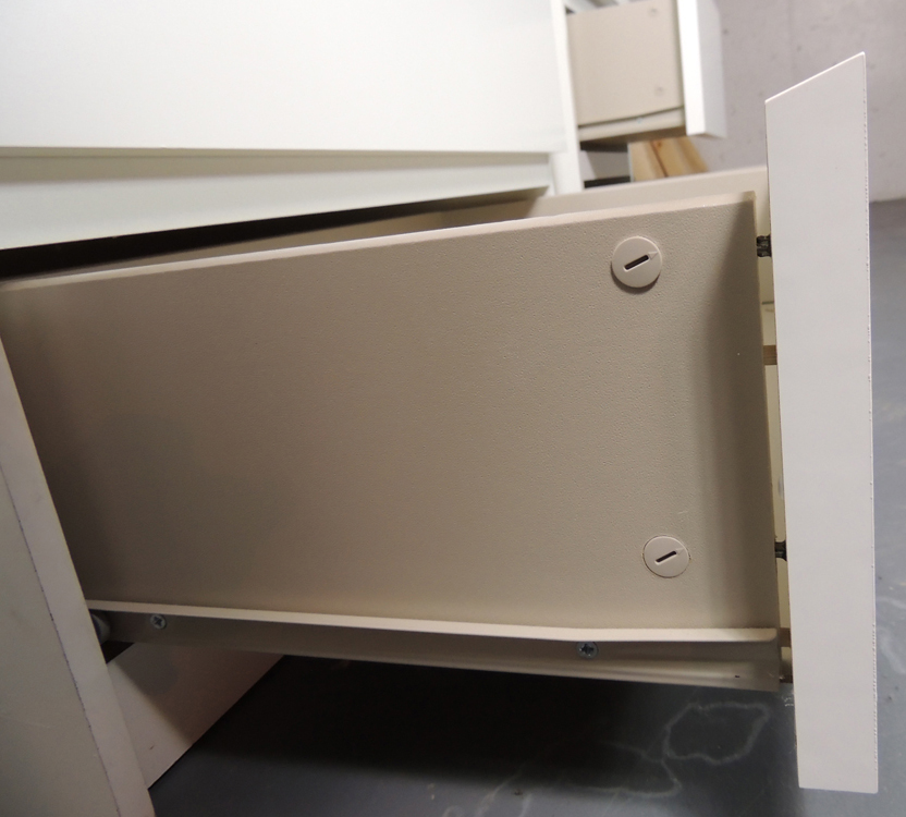 White IKEA Dresser and Nightstand