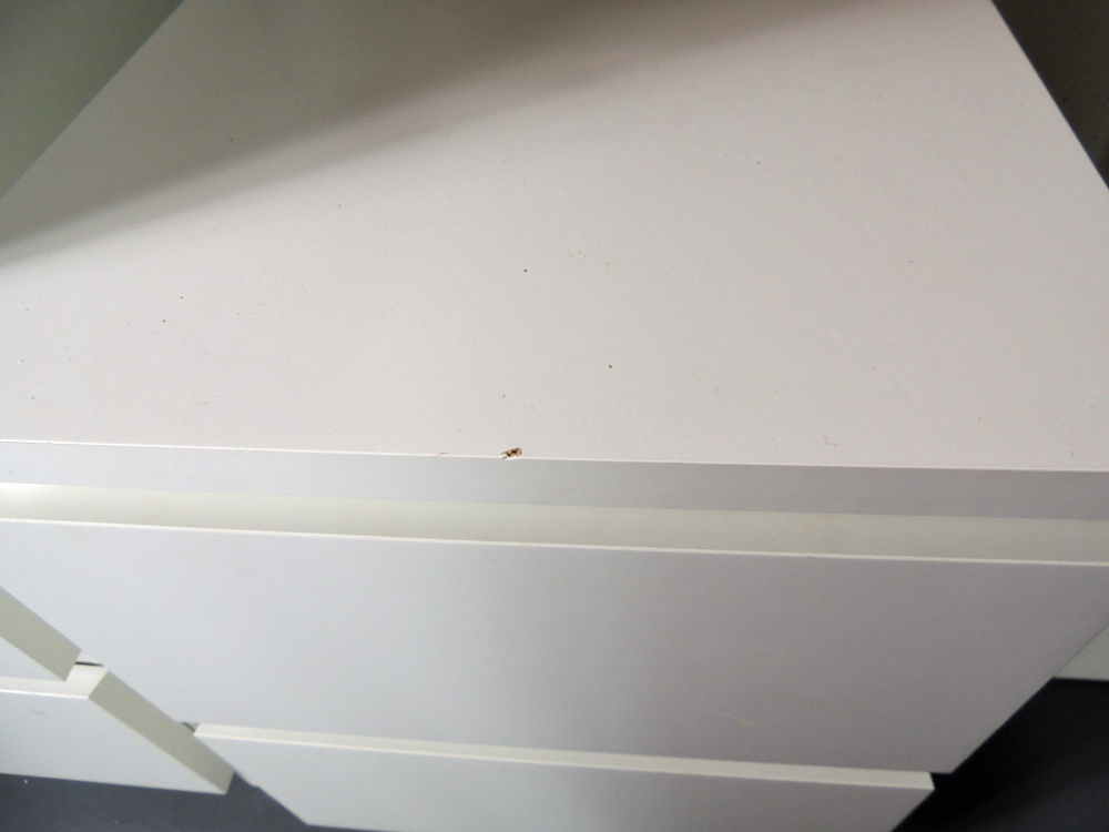 White IKEA Dresser and Nightstand