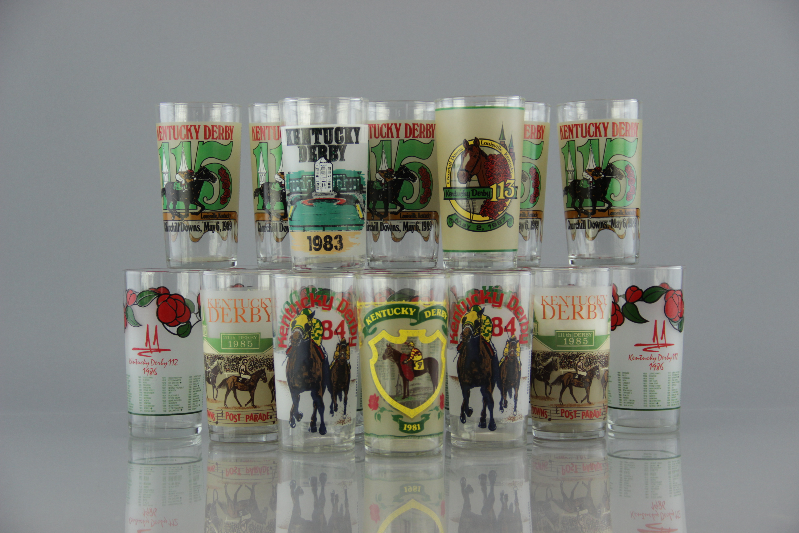 Kentucky Derby 80s Glasses