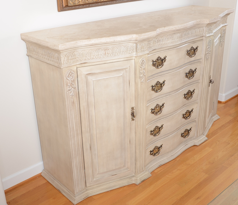 Bernhardt Marble Top Buffet