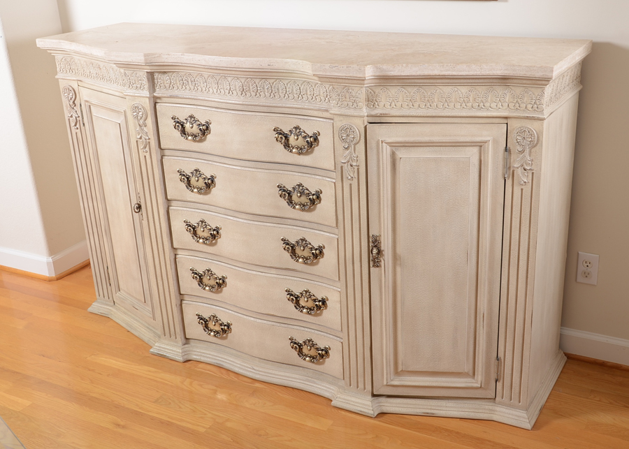 Bernhardt Marble Top Buffet