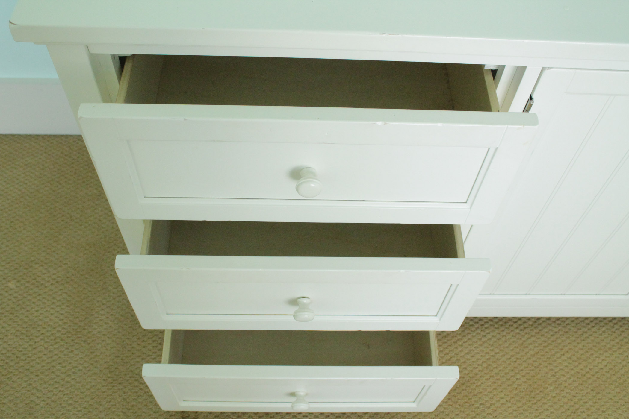 Pottery Barn Teen White Dresser