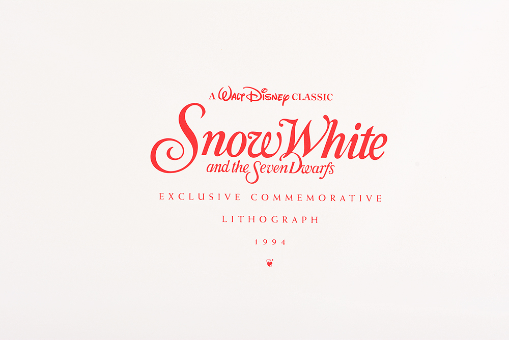 Walt Disney Lithographs and Serigraph